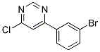 4-(3-bromophenyl)-6-chloropyrimidine Struktur