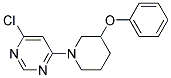 4-Chloro-6-(3-phenoxy-piperidin-1-yl)-pyrimidine Struktur