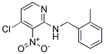 (4-Chloro-3-nitro-pyridin-2-yl)-(2-methyl-benzyl)-amine Struktur