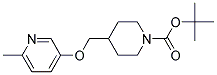 4-(6-Methyl-pyridin-3-yloxymethyl)-piperidine-1-carboxylic acid tert-butyl ester Struktur