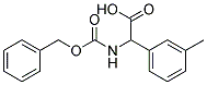 {[(benzyloxy)carbonyl]amino}(3-methylphenyl)acetic acid Struktur