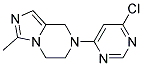 7-(6-Chloro-pyrimidin-4-yl)-3-methyl-5,6,7,8-tetrahydro-imidazo[1,5-a]pyrazine Struktur