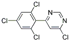 4-Chloro-6-(2,4,6-trichloro-phenyl)-pyrimidine Struktur