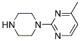 4-methyl-2-piperazin-1-ylpyrimidine Struktur