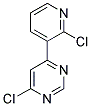 4-Chloro-6-(2-chloro-pyridin-3-yl)-pyrimidine Struktur