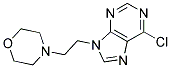 6-chloro-9-(2-morpholin-4-ylethyl)-9H-purine Struktur