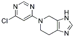 5-(6-Chloro-pyrimidin-4-yl)-4,5,6,7-tetrahydro-3H-imidazo[4,5-c]pyridine Struktur