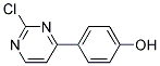 4-(2-Chloro-pyrimidin-4-yl)-phenol Struktur