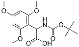 [(tert-butoxycarbonyl)amino](2,4,6-trimethoxyphenyl)acetic acid Struktur