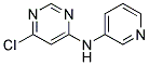 (6-Chloro-pyrimidin-4-yl)-pyridin-3-yl-amine Struktur