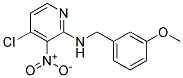 (4-Chloro-3-nitro-pyridin-2-yl)-(3-methoxy-benzyl)-amine Struktur