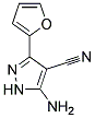 5-amino-3-furan-2-yl-1H-pyrazole-4-carbonitrile Struktur