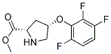 methyl (2S,4S)-4-(2,3,6-trifluorophenoxy)pyrrolidine-2-carboxylate Struktur