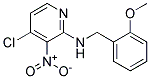 (4-Chloro-3-nitro-pyridin-2-yl)-(2-methoxy-benzyl)-amine Struktur