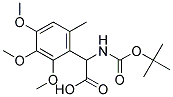 [(tert-butoxycarbonyl)amino](2,3,4-trimethoxy-6-methylphenyl)acetic acid Struktur