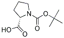 N-TERT-BUTOXYCARBONYLPROLINE Struktur