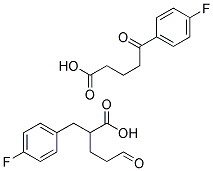 P-FLUOROBENZOYLBUTYRIC ACID &P- FLUOROBENYL-5-OXOPENTANOIC ACID Struktur