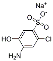 4-CHLORO-2-AMINOPHENOL-5-SULFONIC ACID SODIUM SALT Struktur