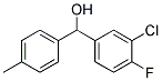 3-CHLORO-4-FLUORO-4'-METHYLBENZYHYDROL Struktur