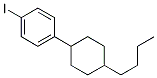 4-(4'-BUTYLCYCLOHEXYL)-1-IODOBENZENE Struktur