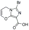 3-bromoH-imidazo[1,5-a]pyridine-1-carboxylic acid Struktur