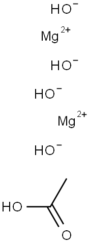 MagnesiumAcetateTetra-Hydroxide Struktur