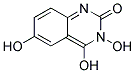 6-Hydroxy-3,4-Dihydroxyquinazolone Struktur