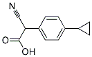 4-Cyclopropyl Carboxylphenylacetonitrile Struktur