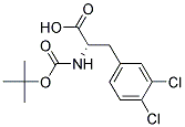 N-tert-Butoxycarbonyl-D-3-(3,4-dichlorophenyl)alanine Struktur