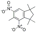 4,6-Dinitro-1,1,3,3,5-pentamethylindane Struktur