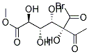 Acetobromoglucuronic acid methyl ester Struktur