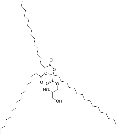 Glycerol dipalmitate/stearate Struktur