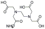 Ethylenediaminetetraacetic acid, monoammonium salt Struktur