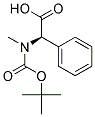 (R)-2-(N-(TERT-BUTYLOXYCARBONYL)-N-METHYLAMINO)-2-PHENYLACETICACID Struktur