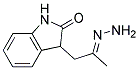 3-(2-HYDRAZONOPROPYL)-2-INDOLINONE Struktur