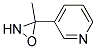 3-(3-METHYL-3-OXAZIRIDINYL)PYRIDINE Struktur