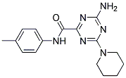 4-AMINO-6-PIPERIDINO-N-(P-TOLYL)-1,3,5-TRIAZINE-2-CARBOXAMIDE Struktur