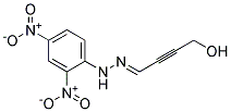 4-HYDROXY-2-BUTYNAL2,4-DINITROPHENYLHYDRAZONE Struktur