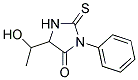 5-(1-HYDROXYETHYL)-3-PHENYL-2-THIOXO-4-IMIDAZOLIDONE Struktur