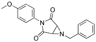 6-BENZYL-3-(P-METHOXYPHENYL)-3,6-DIAZABICYCLO(3.1.0)HEXANE-2,4-DIONE Struktur