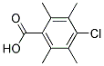 4-CHLORO-2,3,5,6-TETRAMETHYLBENZOICACID Struktur