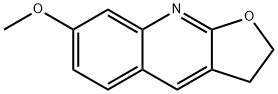 7-METHOXY-2,3-DIHYDROFURO(2,3-B)QUINOLINE Struktur