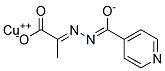 COPPER(II)2-((HYDROXY(4-PYRIDYL)METHYLENE)HYDRAZONO)PROPIONATE Struktur