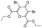 DIETHYL3,5-DIBROMO-4-OXO-4H-PYRAN-2,6-DICARBOXYLATE Struktur