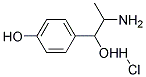 DL-A-(1-AMINOETHYL)-P-HYDROXYBENZYLALCOHOLHYDROCHLORIDE Struktur