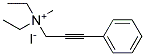 DIETHYLMETHYL(3-PHENYL-2-PROPYNYL)AMMONIUMIODIDE Struktur