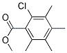 METHYL2-CHLORO-3,4,5,6-TETRAMETHYLBENZOATE Struktur