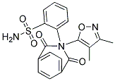 N-(3,4-DIMETHYL-5-ISOXAZOLYL)-P-PHTHALIMIDOBENZENESULFONAMIDE Struktur