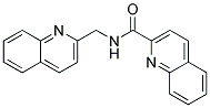 N-(2-QUINOLYLMETHYL)-2-QUINOLINECARBOXAMIDE Struktur