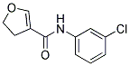 N-(M-CHLOROPHENYL)-4,5-DIHYDRO-3-FURAMIDE Struktur